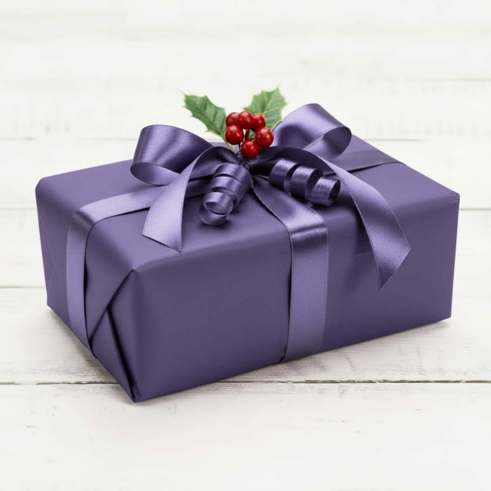 Бумага тишью в листах ТЕМНО ФИОЛЕТОВАЯ размер 50см*66см  