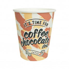Стакан бумажный Кофе Шоколад 250мл 50шт