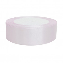 Лента атласная разбеленная сиреневая размер 2,5см*23м