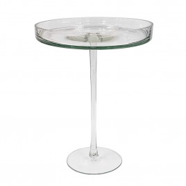 Ваза стекло на высокой ножке Тайшет-1 H-45см D-33,5см