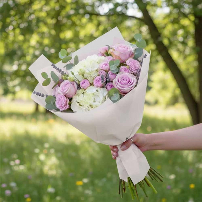 Пленка в рулоне Лак пастель пурпурно-розовая размер 59см 180гр