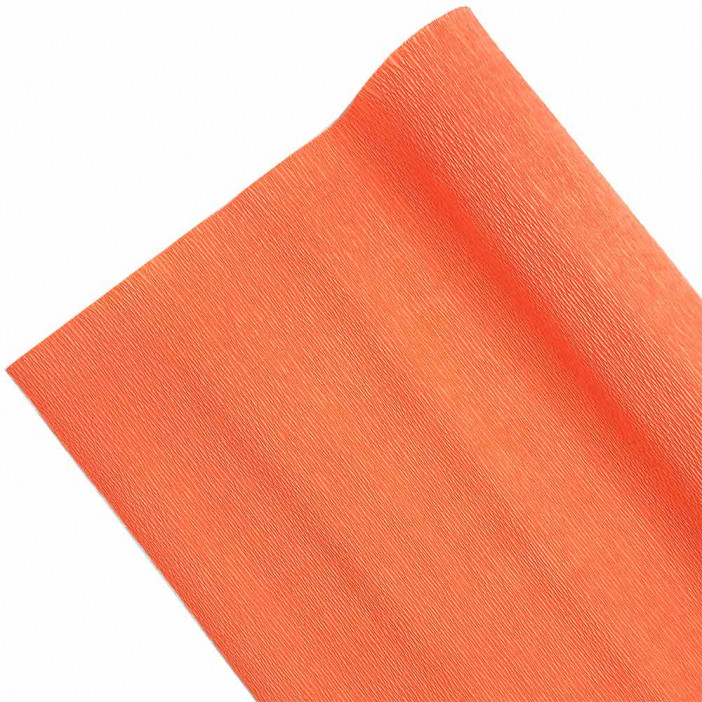 Бумага гофрированная ОРАНЖЕВАЯ 981 180гр