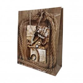 Пакет ламинированный Мужской размер 26*32*10см