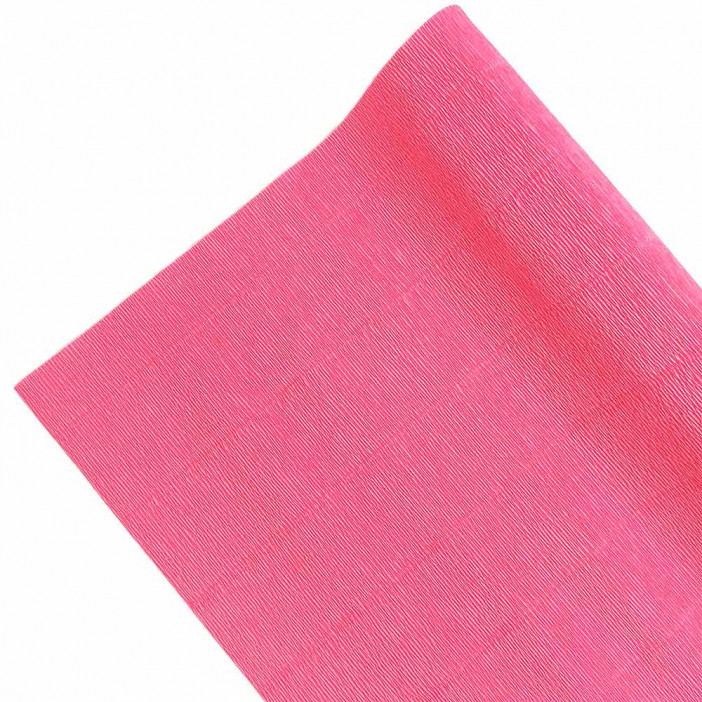 Бумага гофрированная НАСЫЩЕННАЯ РОЗОВАЯ 571 180гр