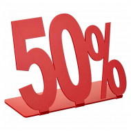 Подставка Attache акриловая Акция 50% размер 250х220мм