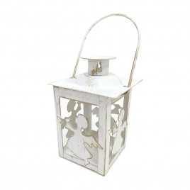 Подсвечник декоративный металл ангел размер 7*7*12см