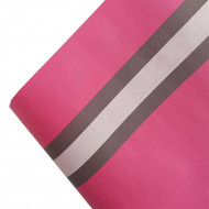 Фетр ламинированный с полоской ярко розовый размер 60см*5м