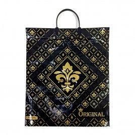 Пакет с пластмассовыми ручками 40*44см Вензель 10шт