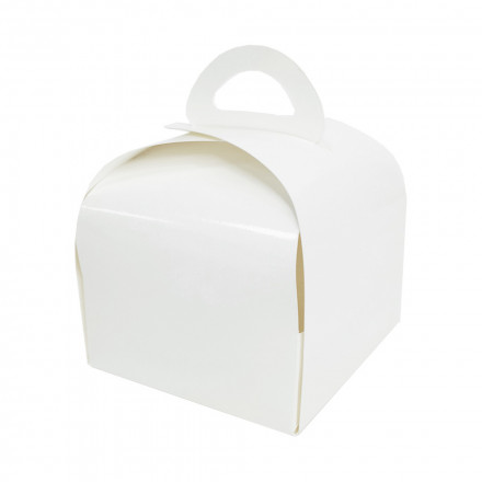 Коробка для торта LADY белая размер 100*100*100мм