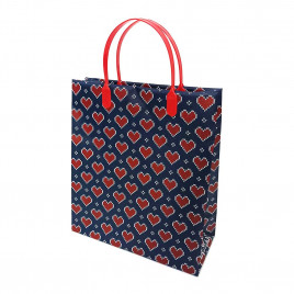 Пакет сумка размер 23*26см Сердечки