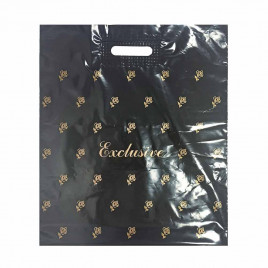 Пакет с вырубной ручкой Эксклюзив 40*47см 95мкм 25шт