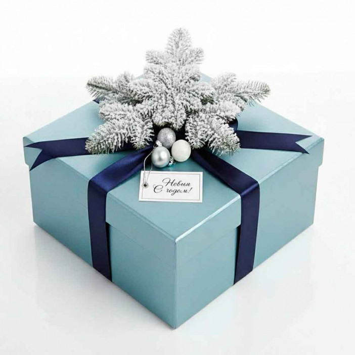 Веточка снежинка заснеженная D-36см 