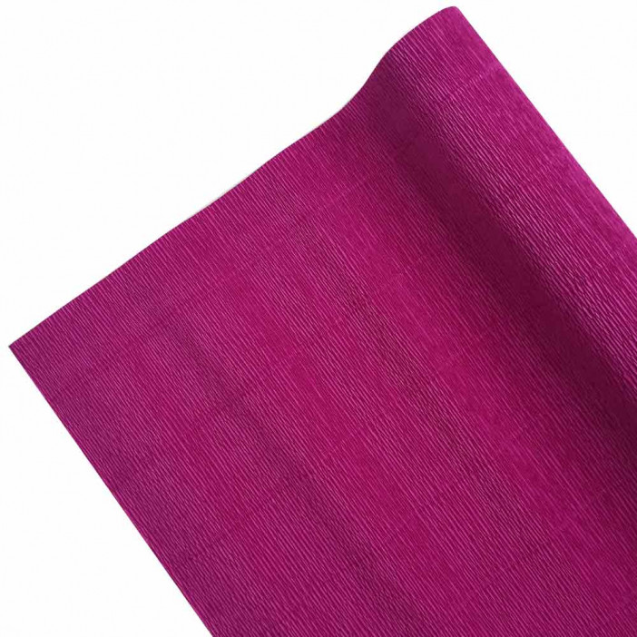 Бумага гофрированная ФИОЛЕТОВО-РОЗОВАЯ 572 180гр