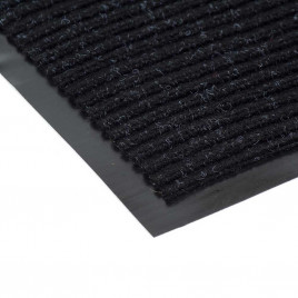 Коврик-дорожка влаговпитывающий ребристый Cтандарт 0,9*15м черный