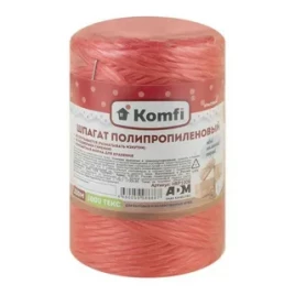 Шпагат полипропиленовый красный 100м