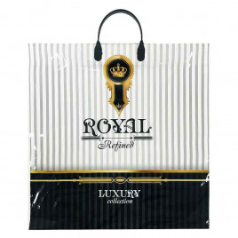 Пакет с пластмассовыми ручками 40*44см Royal refined 10шт
