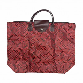 Сумка кошелек Сетка ромбы красная размер 34*43см