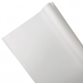 Пленка в рулоне матовая белая размер 60см*20м 400гр