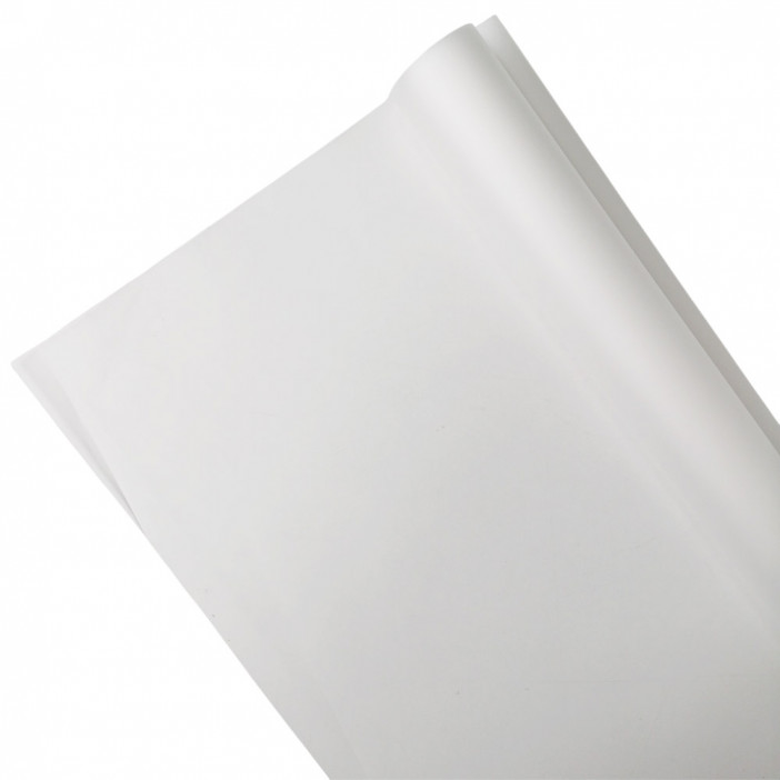 Пленка в рулоне матовая белая размер 60см*20м 400гр