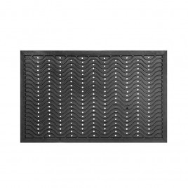 Коврик придверный резиновый Волна 60*90см