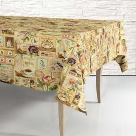 Скатерть одноразовая 120*220см Капкейки