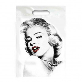 Пакет с вырубной ручкой Монро ПВД 41*51см 80мкм 50шт