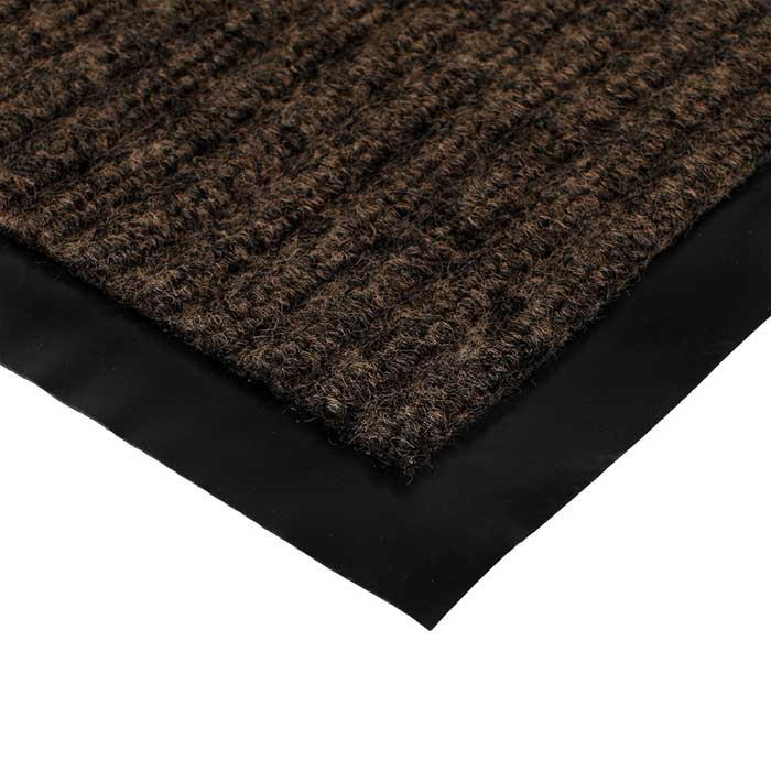 Коврик влаговпитывающий ребристый Vortex 120*150см коричневый