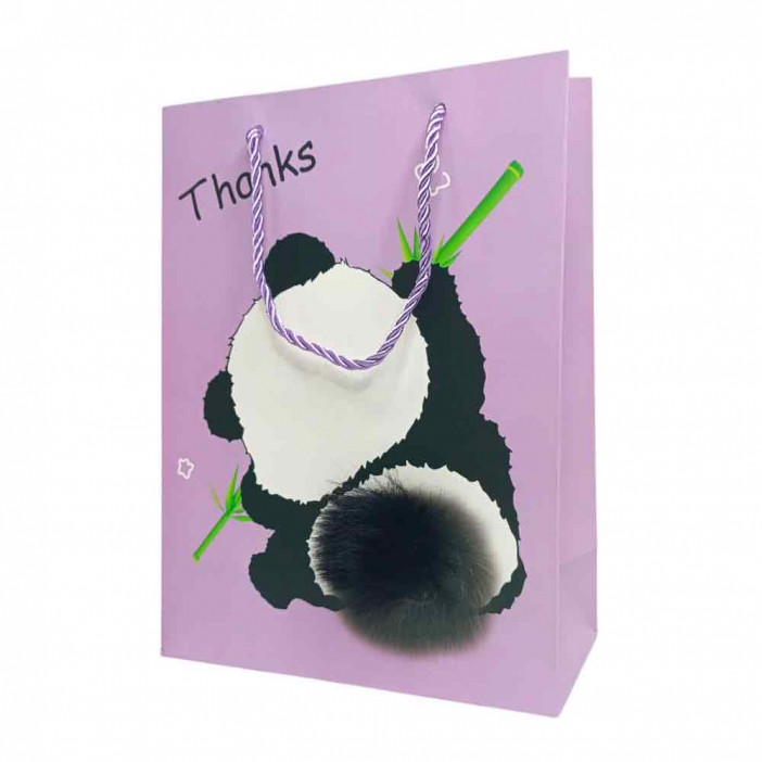 Пакет ЛЮКС Пушистик размер 18*24*8,5см