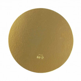 Подложка для торта усиленная Золото/жемчуг d-26см 1,5мм