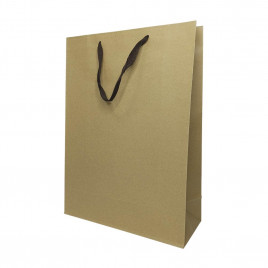 Пакет крафт с тканевой ручкой размер 32*44*13см
