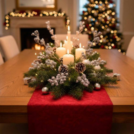 Ветка с синими ягодами Н-61см