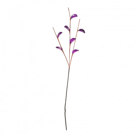 Цветок стекло фиолетовый Н-75см
