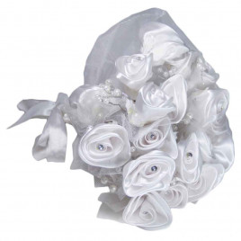 Букет дублер атласный с бусинами