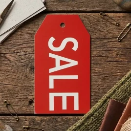 Бирка картонная SALE 5*9см арт 14688