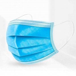 Маска защитная Sense трехслойная голубая (упаковка 50шт) по 3 руб за штуку 
