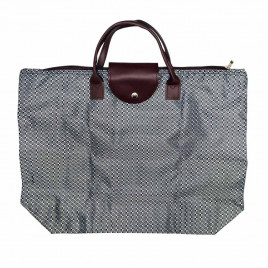 Сумка кошелек Мелкий орнамент черная размер 34*43см