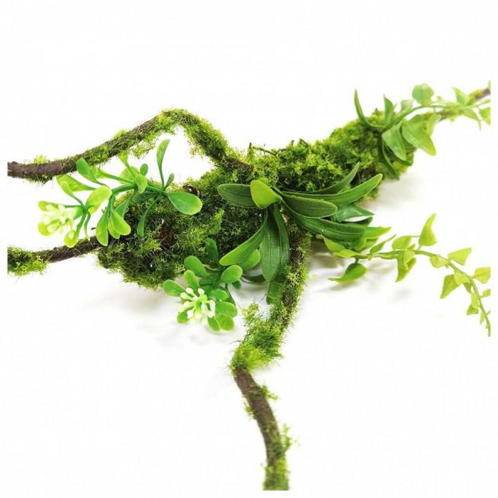 Ветка коряга со мхом H-80см