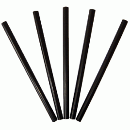 Трубочки для коктейля 8*240 черные 250шт