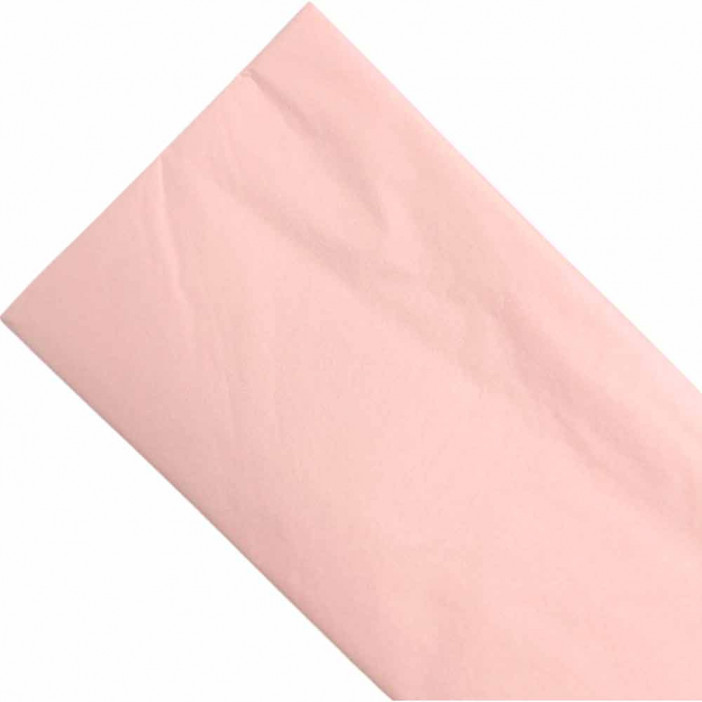 Бумага тишью в листах СВЕТЛО-РОЗОВАЯ размер 50см*66см 