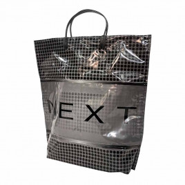 Сумка с пластмассовыми ручками многослойная с карманами Некст 37*37см