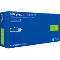 Перчатки нитриловые Nitrylex фиолетовые 50 пар S
