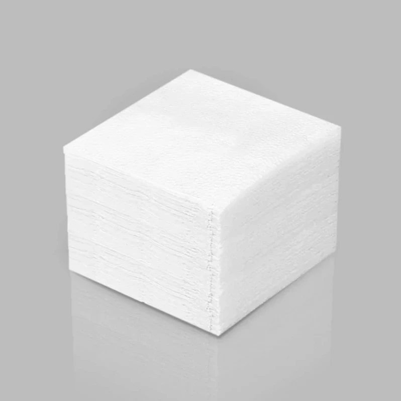 Салфетки бумажные белые 24*24см 1-слойные 85шт 