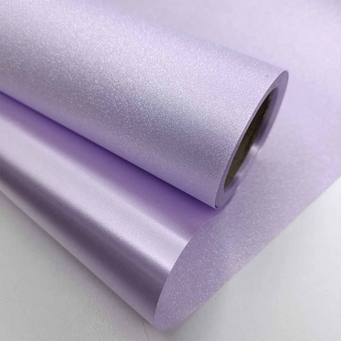 Пленка в рулоне Мерцание сиреневая размер 49см*4,6м 150мкм