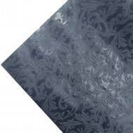 Фетр Флора с рельефным узором темно серый размер 50см*5м