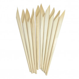 Рожок из древесного шпона натуральный H-38см уп 12шт