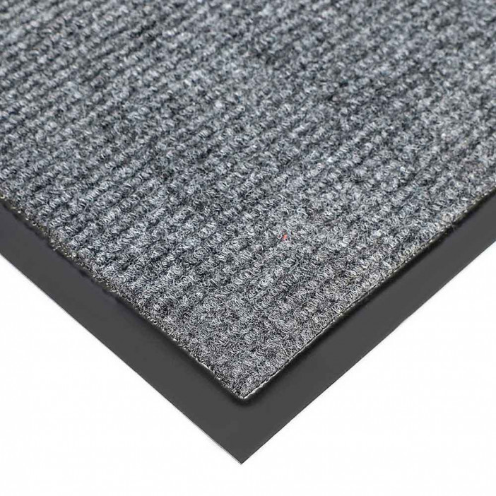 Коврик влаговпитывающий ребристый Комфорт 120*500см серый