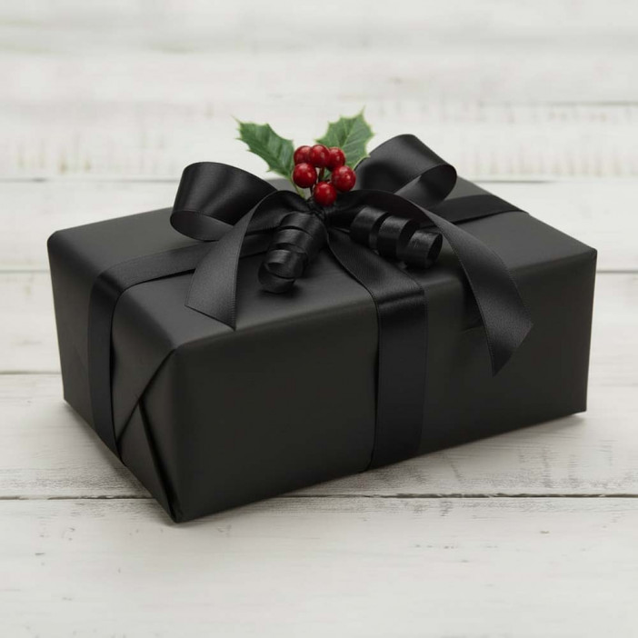 Бумага тишью в листах ЧЕРНАЯ размер 50см*66см