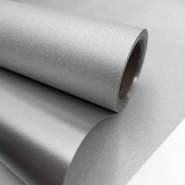 Пленка в рулоне Мерцание серебристая размер 49см*4,6м 150мкм