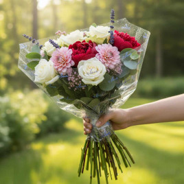 Пленка в рулоне с рисунком Классика love размер 70см*10м