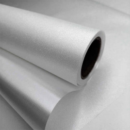 Пленка в рулоне Мерцание белая размер 49см*4,6м 150мкм